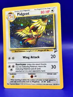 Pokemon Card Base Set 2 Pidgeot Holo Rare 14/130 LP+ - Image 2