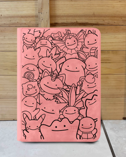 Laser Engraved Pokemon Trading Card Binder Ditto (Made To Order) - Image 1