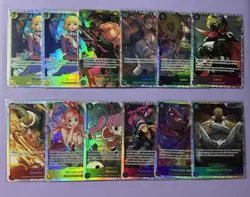 One Piece TCG English 12 Card Lot: SR & Alt Art OP12, OP13, OP6 - Image 1
