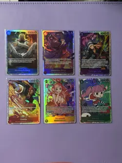 One Piece TCG English 12 Card Lot: SR & Alt Art OP12, OP13, OP6 - Image 4