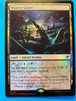 MTG 1x FOIL Watery Grave # 261 Edge of Eternities Magic the Gathering Card x1 NM - Image 1