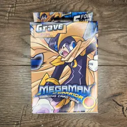 Mega Man NT Warrior Trading Card Game Grave Bass Starter Deck - Image 1