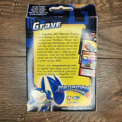 Mega Man NT Warrior Trading Card Game Grave Bass Starter Deck - Image 2