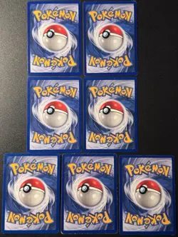 1st Edition Shadowless Complete Energy Set 96-102/102 Base Set Pokemon Cards PL - Image 2