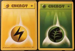 1st Edition Shadowless Complete Energy Set 96-102/102 Base Set Pokemon Cards PL - Image 5