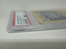 1999 Pokemon Machamp 8/102 #8 Holo 1st Edition PSA 7 NM Card - Image 3