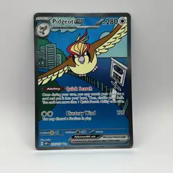 Pokemon TCG Pidgeot EX 225/197 Obsidian Flames Special Illustration Rare Card - Image 1