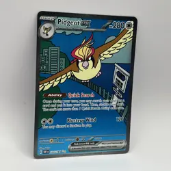 Pokemon TCG Pidgeot EX 225/197 Obsidian Flames Special Illustration Rare Card - Image 3