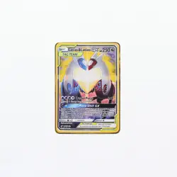 Latias & Latios GX Gold Metal Pokemon Card - Fan Art Display Collectible - Image 1