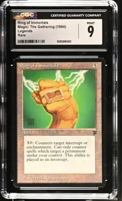 Ring of Immortals. Legends Mtg. CGC 9 Mint! - Image 1