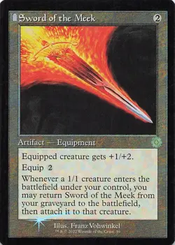 Sword of the Meek The Brothers' War Retro Artifacts Foil - Image 1
