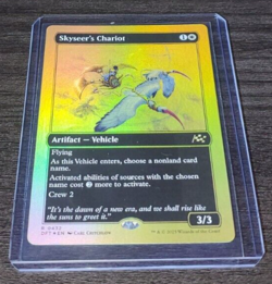 MTG Magic the Gathering Skyseer's Chariot (First-Place Foil) NM Aetherdrift - Image 1