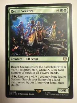 Realm Seekers #258 (NM) Lord of the Rings LTC Magic MTG - Image 1