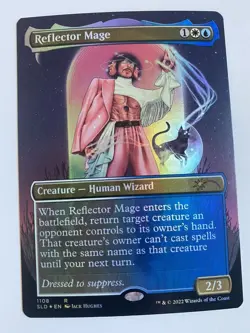 Reflector Mage SLD Foil Borderless Magic MTG Secret Lair If Looks Could Kill - Image 1