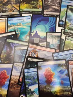 Full Art Lands Lot - Wastes, Final Fantasy, Assassin's Creed, Fallout + MTG - Image 3