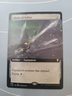 Blade of Selves (Extended Art) #596 (LP) Baldur's Gate Commander CLB Magic MTG - Image 1