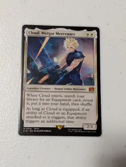 MTG Cloud Midgar Mercenary - Final Fantasy NM - Image 1