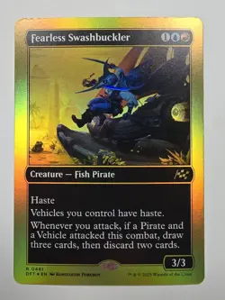 Fearless Swashbuckler (First-Place Foil) Aetherdrift 0481 - Image 1