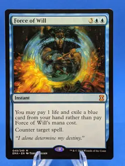 MTG - FORCE OF WILL - ETERNAL MASTERS * LIGHTLY PLAYED * - Image 1