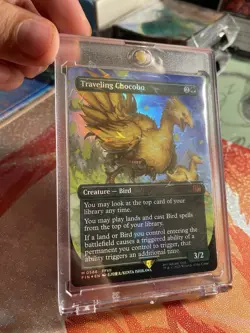 Traveling Chocobo (Borderless) Final Fantasy 🍷Near Mint Foil🍷✨ - Image 1