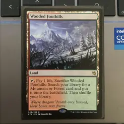 Magic: the Gathering / MtG Wooded Foothills x1 Khans of Tarkir M/NM - Image 1