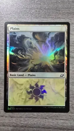 x4 Plains (Foil) #268 Edge of Eternities MTG NM - Image 1