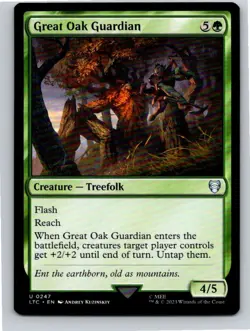 Magic the Gathering Great Oak Guardian Lord of the Rings Commander MTG - Image 1