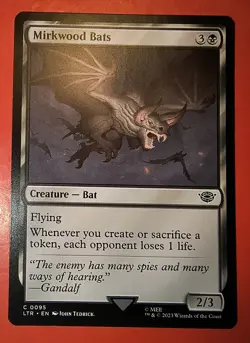 MTG, MAGIC: MIRKWOOD BATS, 0095, COMMON, REGULAR FINISH, LTR. NM - Image 1