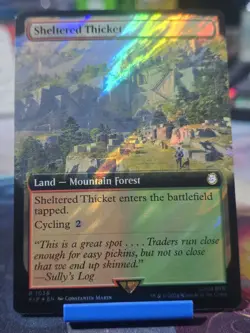 Sheltered Thicket (Extended Art) (Surge Foil) Universes Beyond: Fallout Foil - Image 1