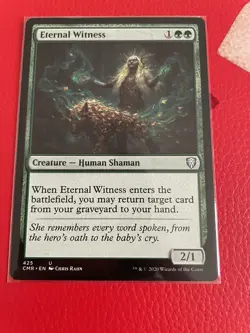 x1 Eternal Witness - Theme Deck Exclusive U MTG Commander Legends M/NM, English - Image 1