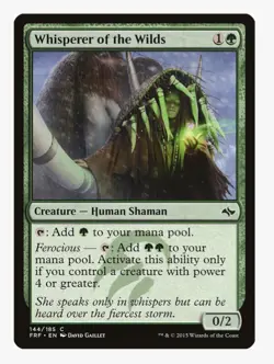 Whisperer of the Wilds | MTG FRF | EDH Commander Mana Dork Ramp | LP - Image 1