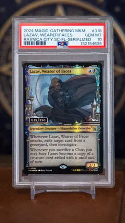 MTG Magic PSA 10 Serialized Lazav, Wearer of Faces #39 MKM Serial Karlov Manor - Image 3