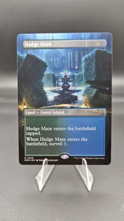 Hedge Maze (Borderless) R0326 Regular Murders at Karlov Manor MTG NM - Image 1