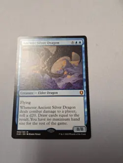MTG - Ancient Silver Dragon - Commander Legends: Battle for Baldur's Gate - LP - Image 1