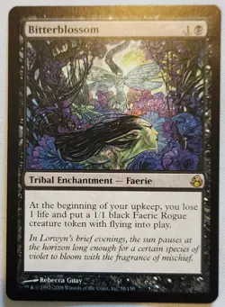 MTG Magic [x1] Bitterblossom [x1] Morningtide M/NM - Image 1