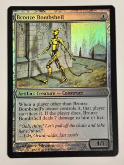 MTG Bronze Bombshell - Dissension Foil #160 Rare - Image 1