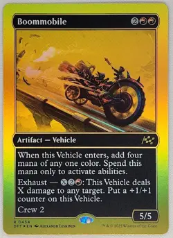 Boommobile (First-Place Foil) MINT - Aetherdrift - Magic: The Gathering - Image 1