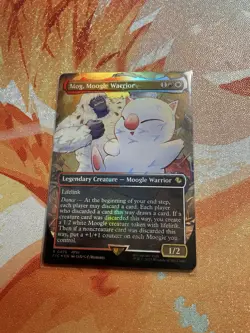 Mog Moogle Warrior Chocobo Track Foil: Final Fantasy MTG 🍷Near Mint 🍷✨ - Image 2