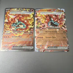 Hearthflame Mask Ogerpon ex 212/167 Twilight Masquerade SIR Holo NM Pokemon Set - Image 1
