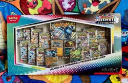 Pokemon TCG Prismatic Evolutions Lucario Ex + Tyranitar Ex Premium Collection - Image 1