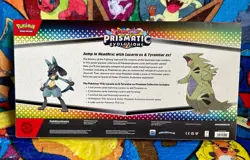 Pokemon TCG Prismatic Evolutions Lucario Ex + Tyranitar Ex Premium Collection - Image 2