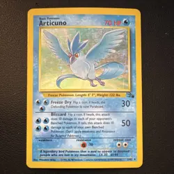 Pokemon Articuno 2/62 Fossil Holo Rare HP70 Wizards of the Coast 1999 English - Image 1