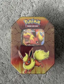Pokemon Flareon GX Elemental Powers Tin Sealed - Image 1