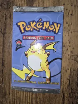 Wizards of the Coast Pokemon Base 2 Booster Pack- Raichu Art 9781575309712 - Image 1