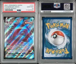 Pokemon Gengar VMAX 157/264 Holo Fusion Strike PSA 10 - Image 3