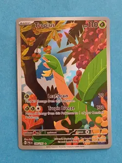 Pokemon Scarlet & Violet Paldea Evolved Tropius 195/193 Illustration Rare - Image 1