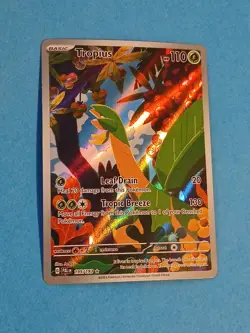 Pokemon Scarlet & Violet Paldea Evolved Tropius 195/193 Illustration Rare - Image 3