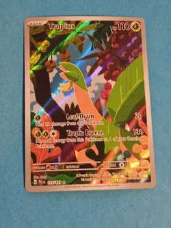 Pokemon Scarlet & Violet Paldea Evolved Tropius 195/193 Illustration Rare - Image 4