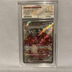Ace 10 Charizard EX 331/190 Japanese Shiny Treasure EX sv4a Pokemon TCG Perfect - Image 1