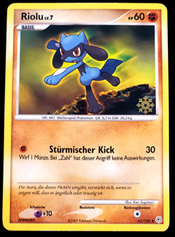 Pokemon tcg Countdown Calendar Promo- Riolu 61/123- German - Image 2